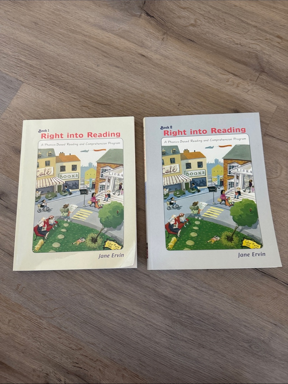 Right into Reading Book Set - - Cream and Light Gray Covers